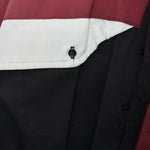 New Men’s Cowboy Threads White Black Red Long Sleeve Button Up Small B-56