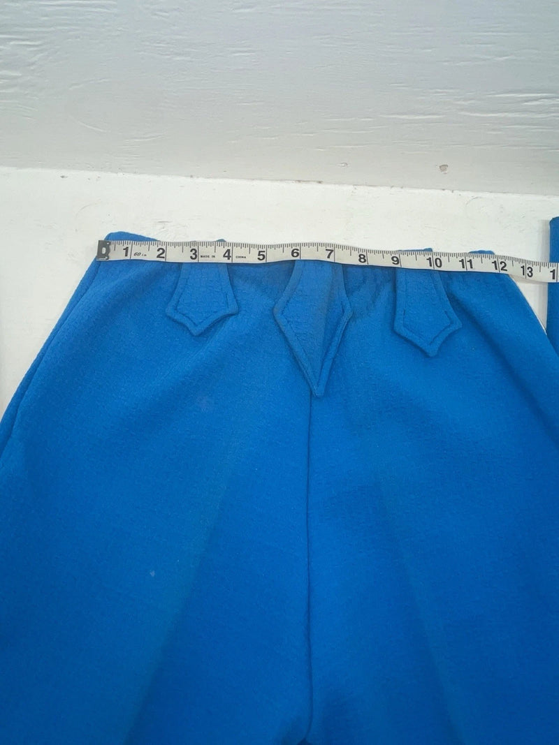 New Vintage Blue Panhandle Slim Polyester Pants #1144 3A-22