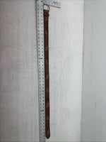 New Brown Genuine Leather Wildlife Tooled Belt 34” #6380 Z-7