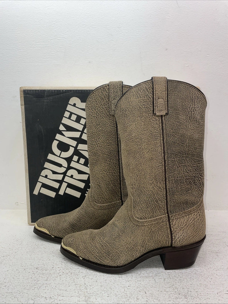 New Men’s Brown Texas Brand Cowboy Boots. 7649 8 E E. 1-115 