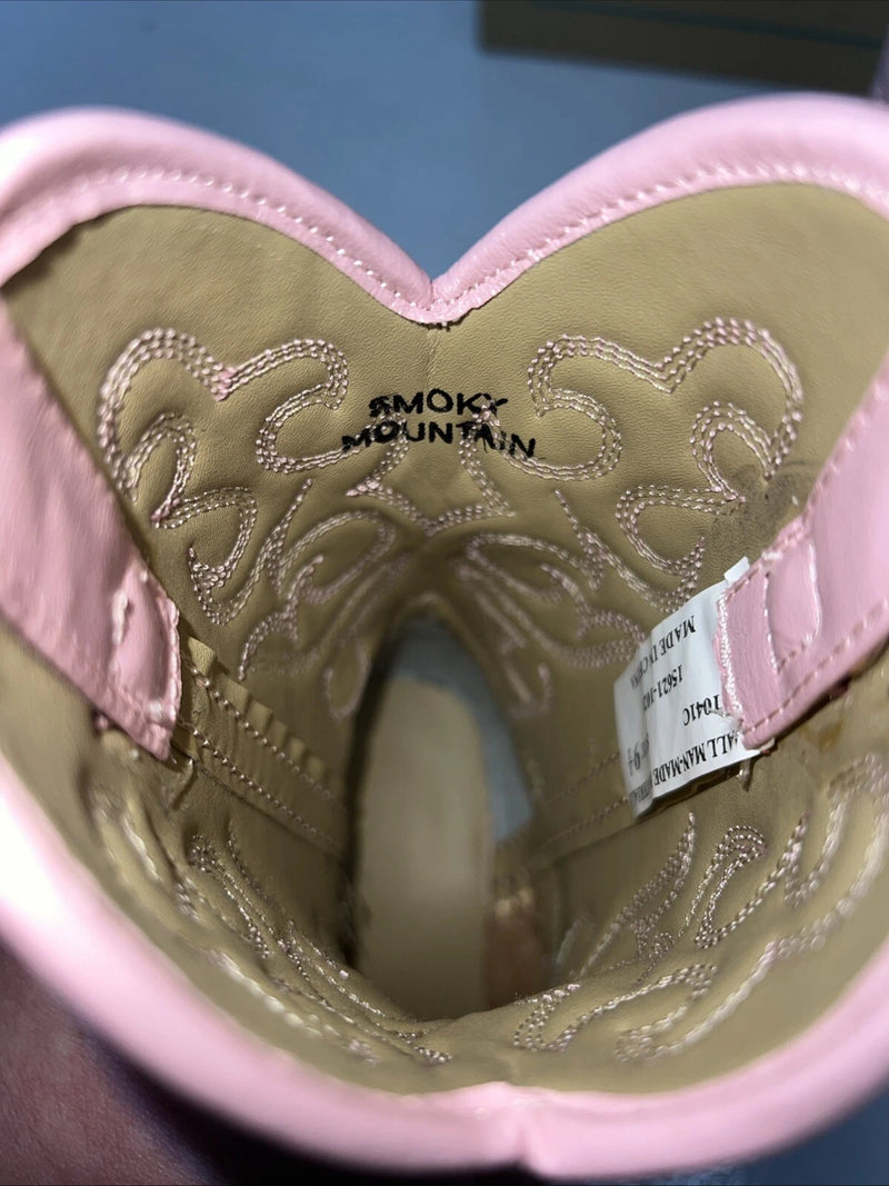 New Children’s Pink Smoky Mountain Cowboy Boots. 1041C 9.5 9 1/2. 24-39
