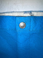 New Vintage Blue Polyester Pants #5450087 3A-67
