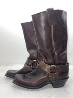 New Men’s Brown Dan Dino Cowboy Boots. 7129 9 D. 4-21