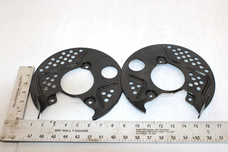 96 Kawasaki Bayou 300 Oem Front Brake Disc Guard Set 55020-1304 55020-1305 AK19