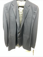 New Men’s Circle S Navy Suit Jacket 48L #25832 HH-606