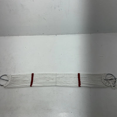 New Tough 1 White Red Mohair 33” Cinch #59-1233 U-22