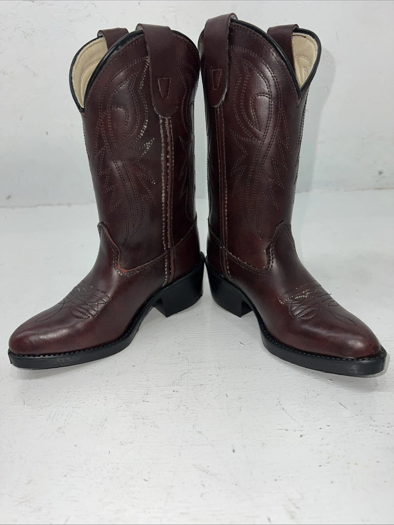 New Children’s Brown Texas Cowboy Boots. 9 D 24-40