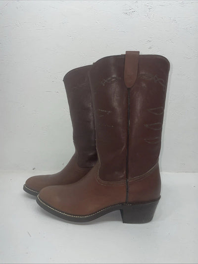 New Men’s Brown Texas Brand Cowboy Boots. 8021 8 E E. 1-129