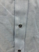 New Men’s Circle S Blue Long Sleeve Pearl Snap 16 X 36 Large X-62