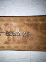 New Brown Genuine Leather Longhorn Tooled 28” Belt #82881 NN-83