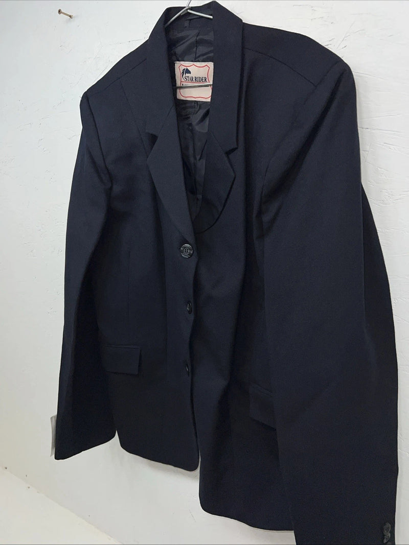New Women’s Star Rider Blue Riding Coat 18R #21528 R-603