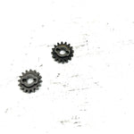 84 Suzuki LT185 OEM 16T Gear Position Indicator Gear Pair 25362-18900 AS39