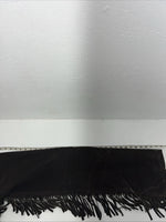 NOS Black Royal King Show Chaps With Fringe Adjustable Waist 45” I-76