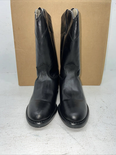 New Women’s Black Acme Cowboy Boots. 6820 7.5 7 1/2 M. 17-30