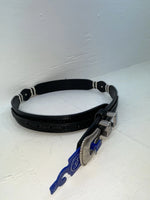 New Black Genuine Leather 3D Tooled And Pendent 30” Belt #2030 JJ-152