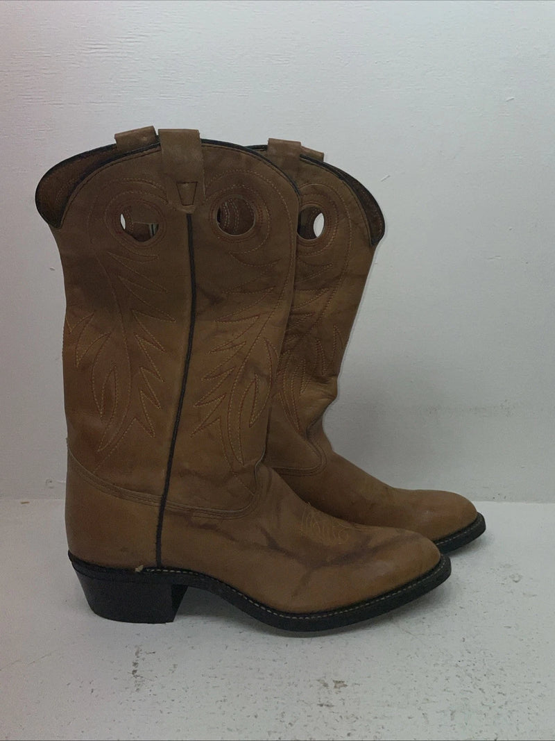 New Men’s Brown Texas Brand Cowboy Boots. 7844 11 B. 8-78