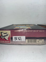 New Women’s Blue Lace Up Texas Brand Cowboy Boots. 4445 7 M. 18-81