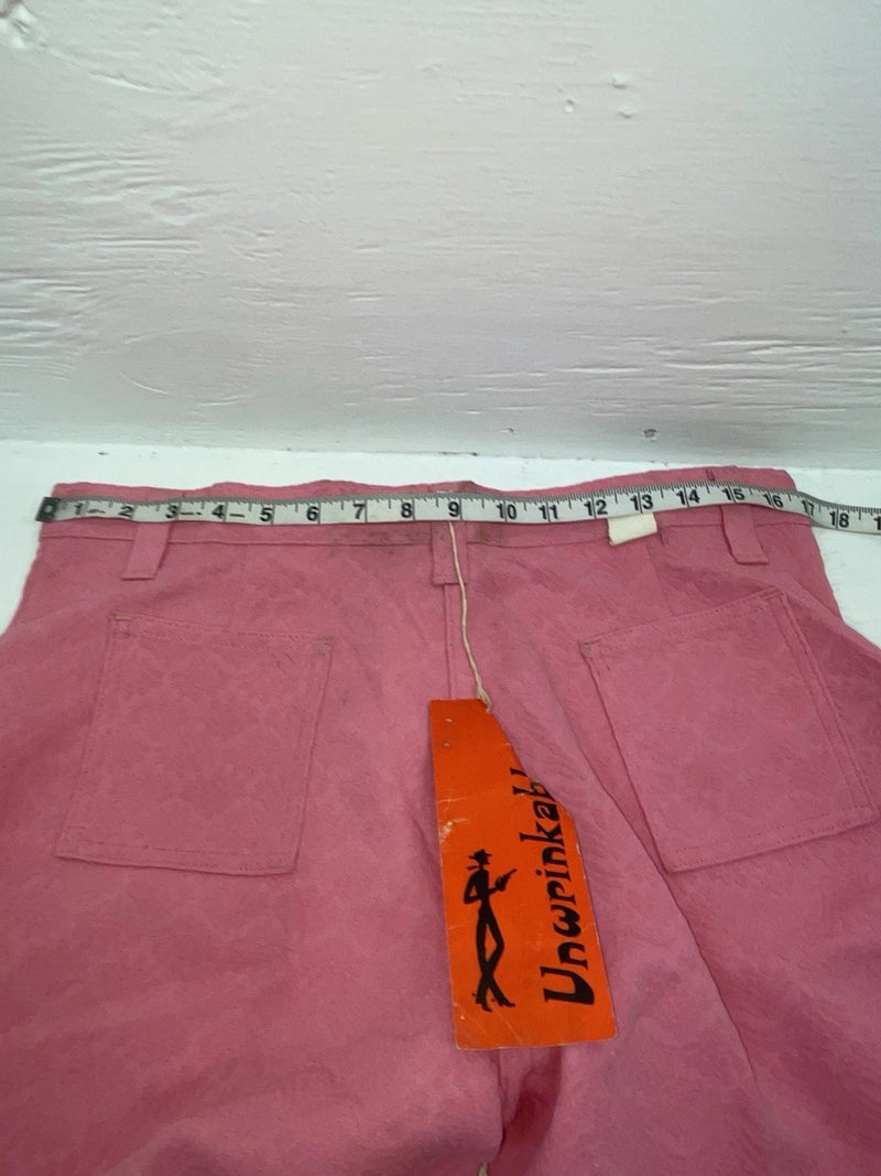 New Vintage Pink Tem Tex Polyester Pants #5450087 3A-61