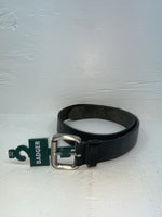 New Black Genuine Leather Badger 32” Belt #B3000 JJ-95