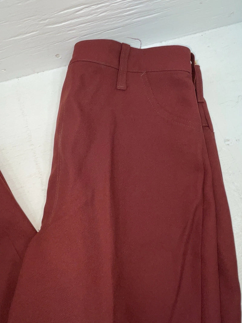 New Vintage Red Dickson Jenkins Polyester Pants #5512 ZZ-24