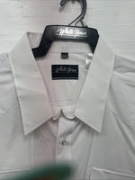 New Men’s White Horse White Long Sleeve Pearl Snap 3XL E-19