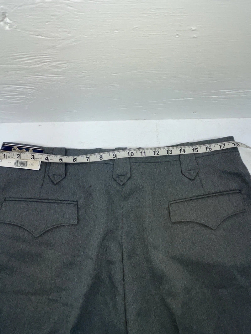 New Vintage Gray Circle S Polyester Pants #CP4768 OO-4