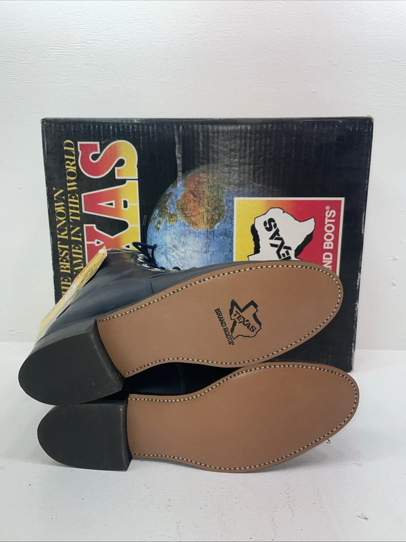 New Women’s Navy Texas Brand Cowboy Boots. 4445 8 M. 16-18