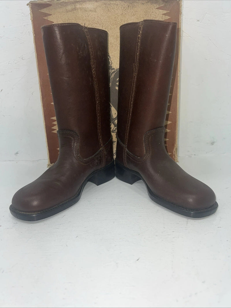 New Children’s Brown Rodeo Cowboy Boots. 11.5 11 1/2 D. 24-84