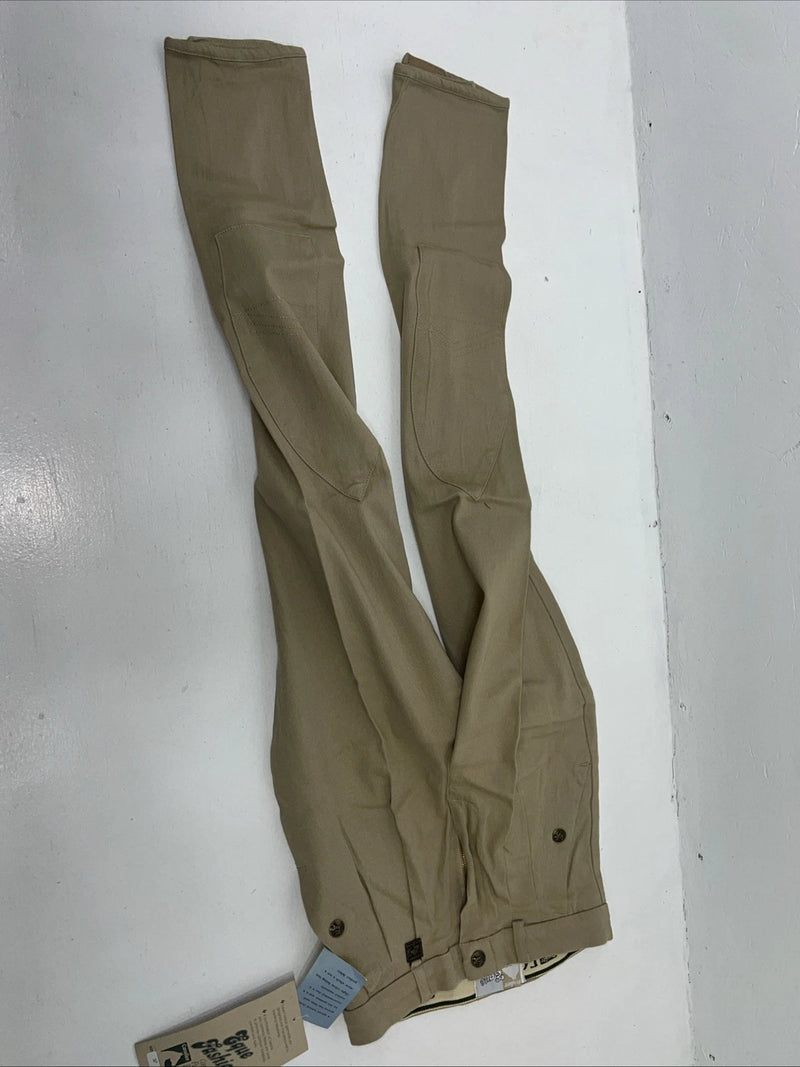 New Women’s Beige Eque Fashion English Breeches. 24” 1330-A0 C-39