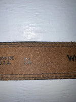New Red Genuine Leather Wrangler 34” Belt #628005 JJ-5