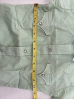 New Kids Karman Green Long Sleeve Pearl Snap Size 2 DD-146