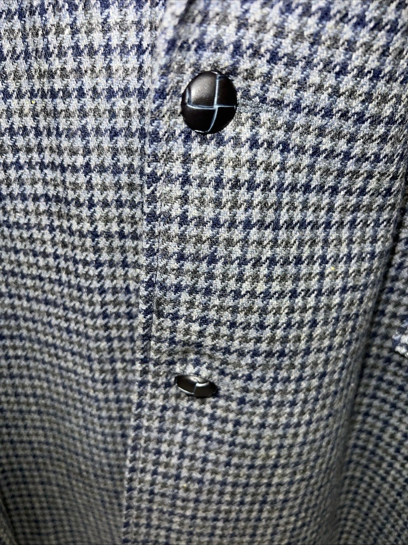 New Men’s Pioneer Wear Blue Plaid Suit Jacket 46 #12504 T-603