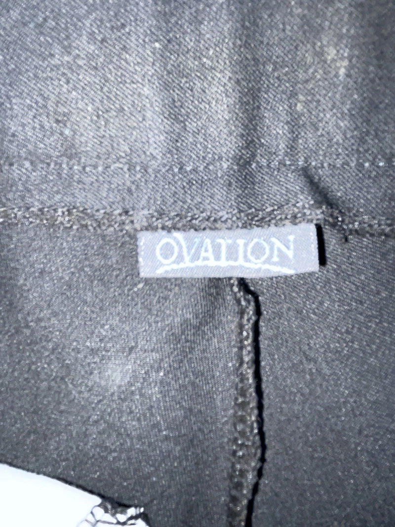 New Vintage Black Ovation Polyester Pants #464096 OO-44