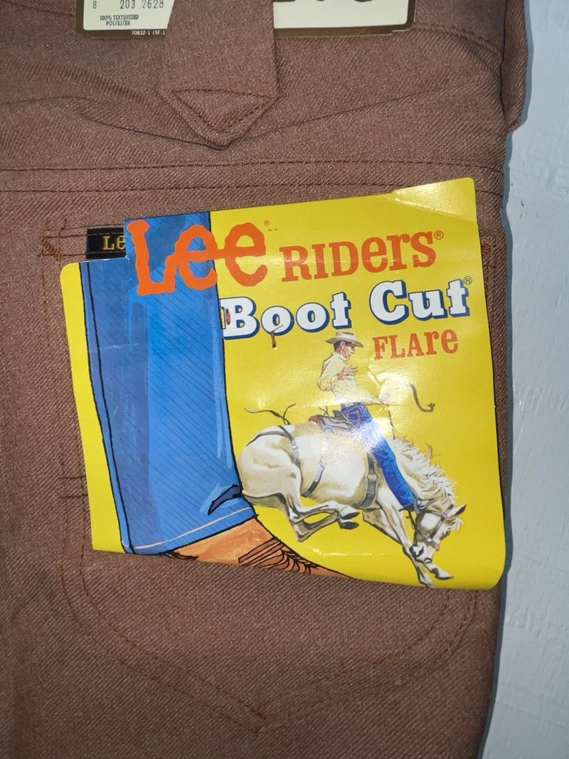 New Vintage Orange Lee Polyester Pants #2032628 OO-70