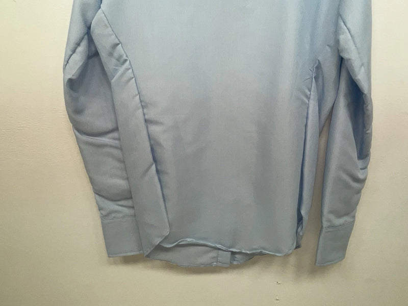 New Women’s Blue Panhandle Slim Long Sleeve Button Up Shirt M #3309 3B-96