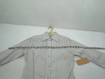 New Women’s Brown Dotted Dickson Jenkins Long Sleeve Button Up Shirt 3B-101