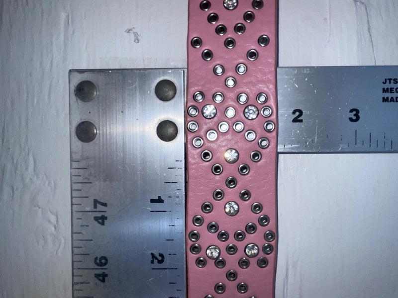 New Pink Genuine Leather Nocona Silver Bling XXL Belt #N3431630 NN-115