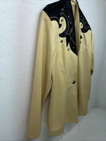 New Women’s 1849 Authentic Ranchwear Yellow Show Jacket 2XL #77872 RR-25