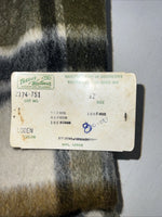 New Women’s Green Tregos Westwear Fringe Plaid Jacket 12 RR-28
