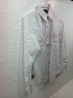 New Boys Champion Western White Long Sleeve Pearl Snap 16 CC-79