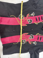New Women’s 1849 RanchWear Black Design Long Sleeve Button Up Medium TT-120