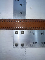 New Brown Genuine Leather Dingo Weaved 28” Belt #4591 JJ-109