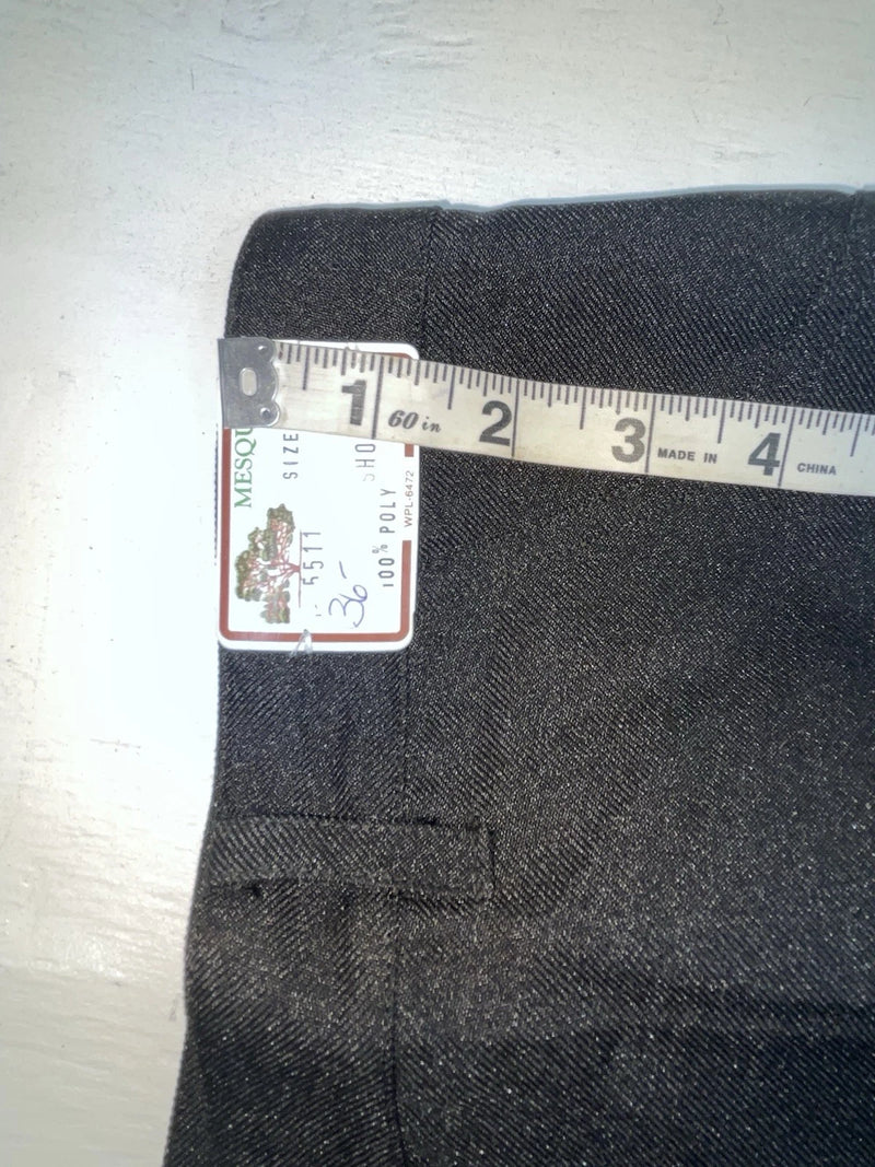 New Vintage Black Mesquite Polyester Pants #5511 ZZ-8