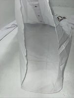 New Men’s White Champion Western Long Shirt. 15.5 X 34 Medium Pearl Snap A-176