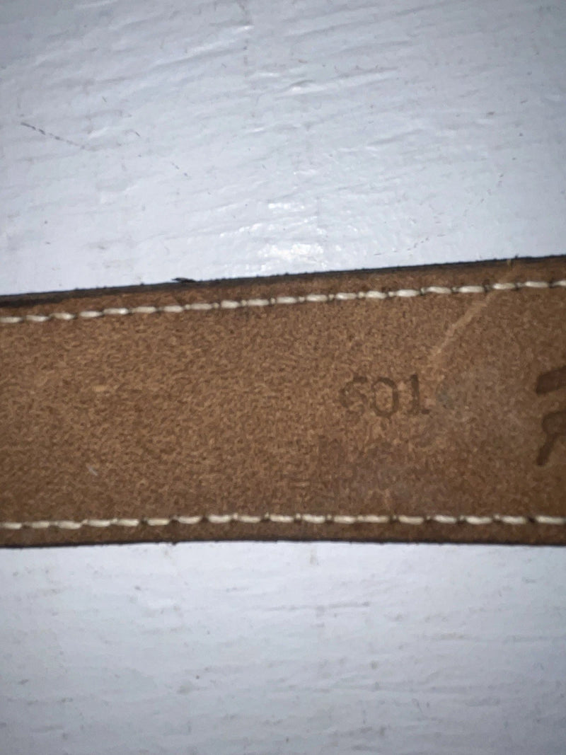 New Brown Genuine Leather Perkies Tooled 26” Belt #601 NN-6