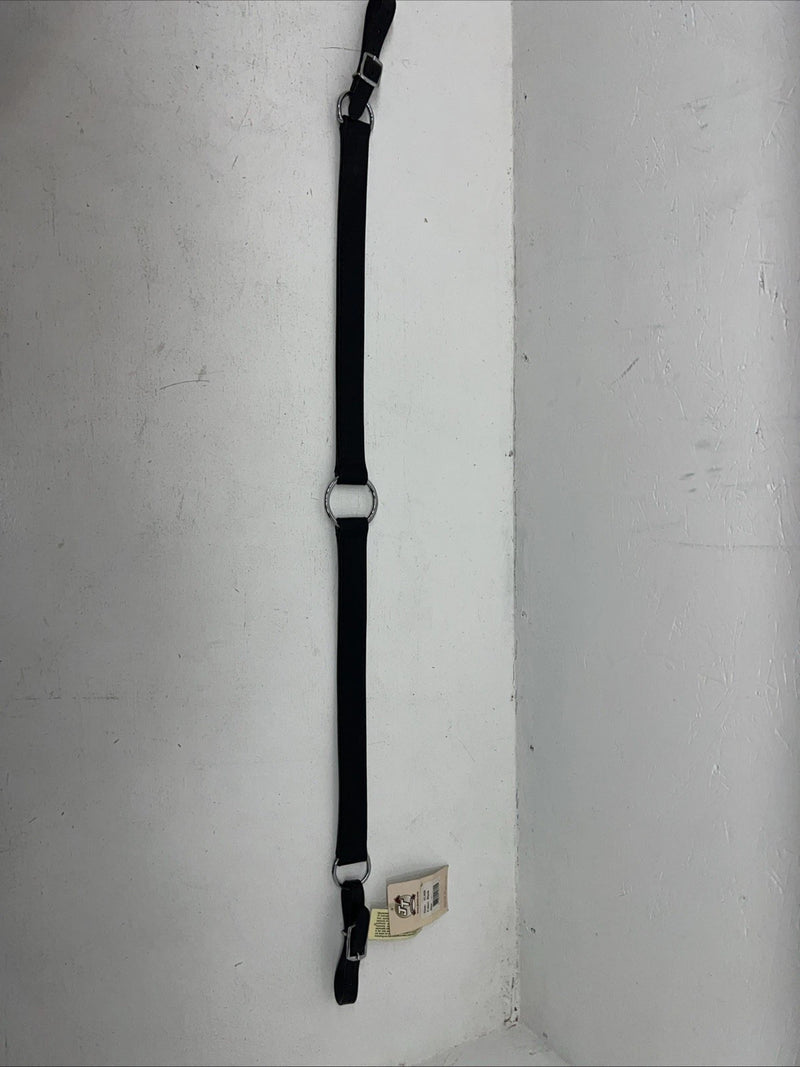 New Royal King Black Genuine Leather Tripping Collar #41-950 Y-23