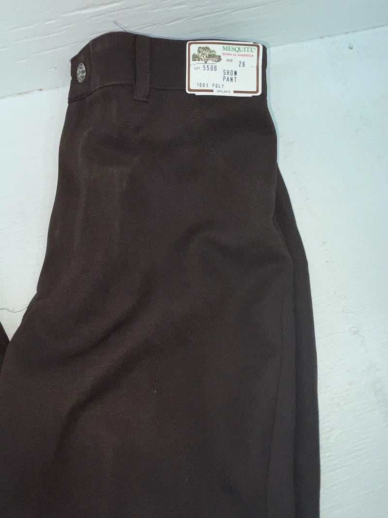 New Vintage Brown Mesquite Polyester Pants #5506 3A-105
