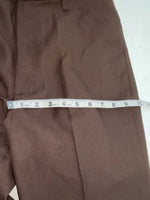 New Vintage Brown Dickson Jenkins Polyester Pants #5510 XX-33