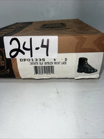 New Infant Black Ostrich Print Lace Up Dan Post Cowboy Boots. 6 D. 24-4