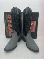 New Men’s Gray Texas Brand Cowboy Boots. 5092 8 E E. 3-145